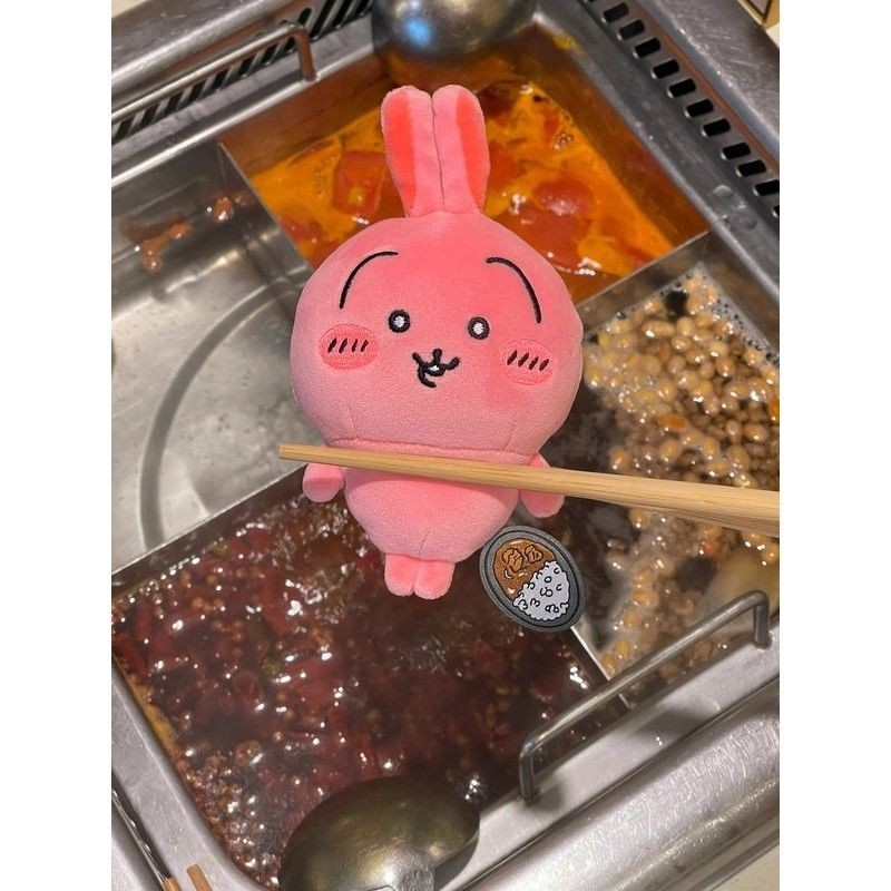 Chiikawa Jiikawa Plush Doll Toy Usaki Doll Curry Red Warm Rabbit Self ...
