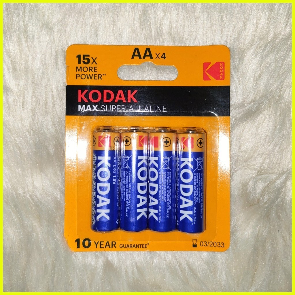 ♞,♘Kodak Double A Battery  NON RECHARGEABLE AA BATTERY for