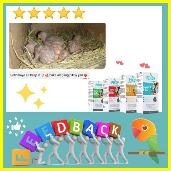 PIKOY CALCI BIRD Liquid Calcium Drops With Vitamin D3 & Phosphorus for