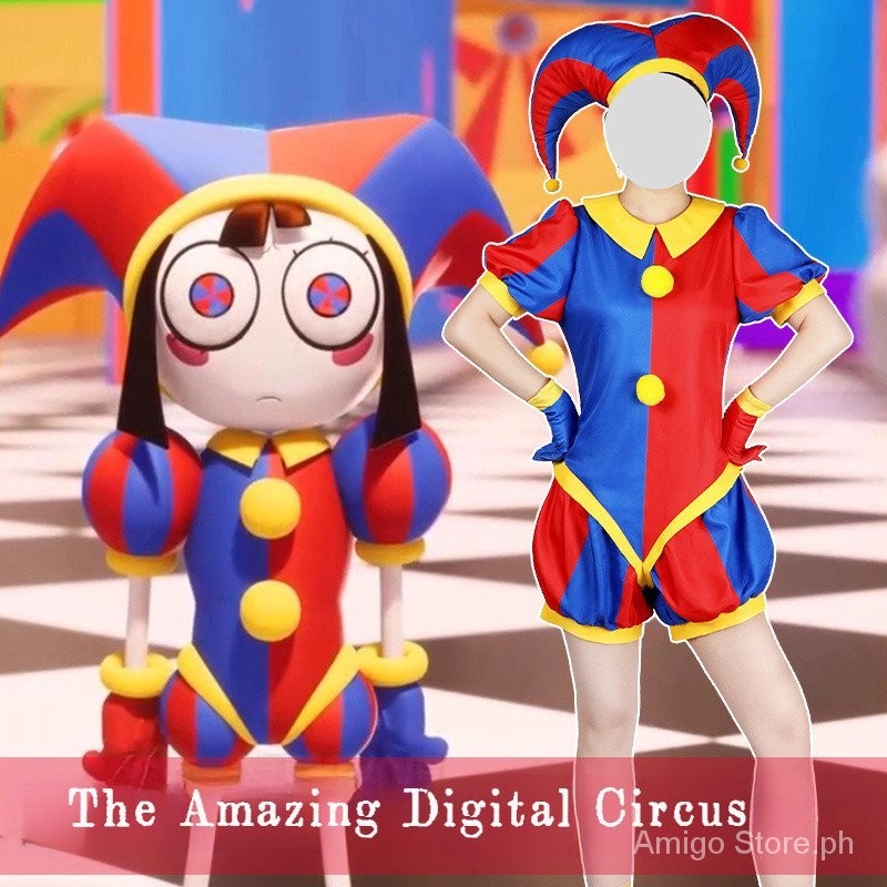 Clown Costume Set for Pomni Cosplay The Amazing Digital Circus costumes ...