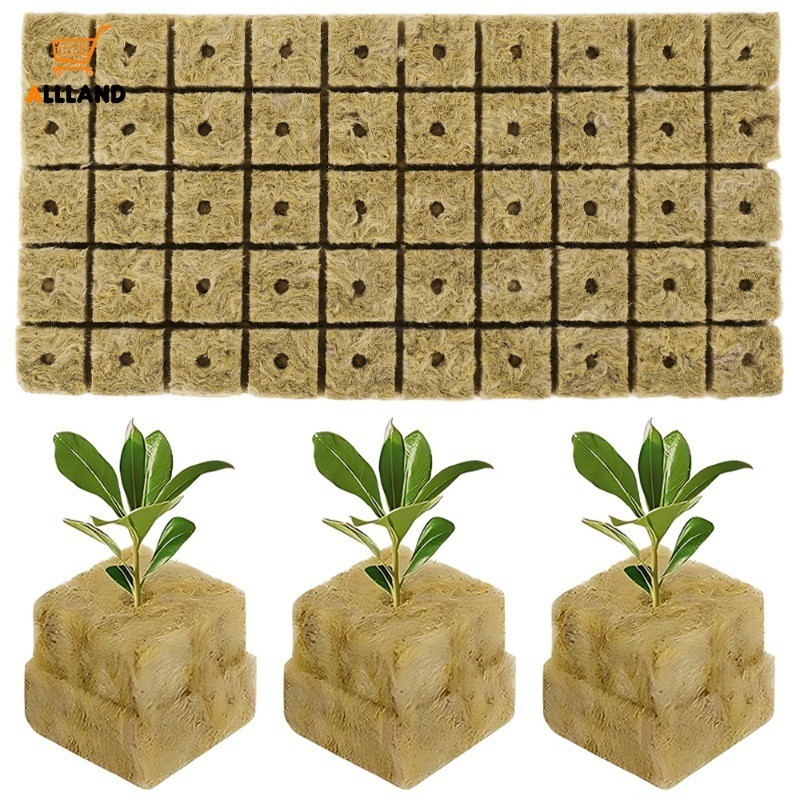 No Soil Cultivation Seedling Blocks Rock Wool Planting Cubes ...