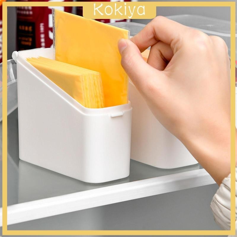 [Kokiya] Sliced Cheese Container Fridge Saver Cheese Keeper Cheese