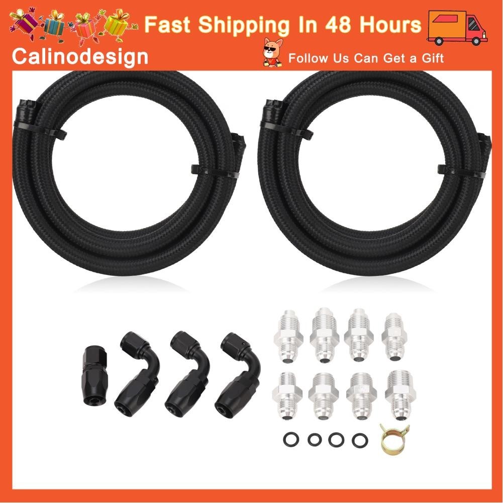 Universal Power Steering Pump Hose Kit 551082 For GM LS Swap