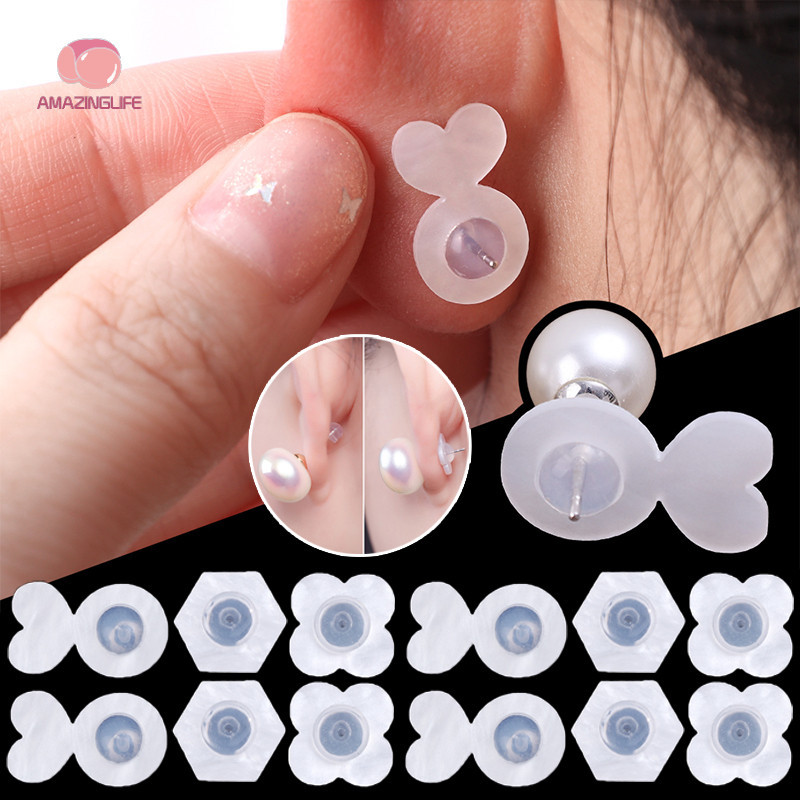 [Wholesale] Elasticity Silicone Piercing Earrings Ear Plugs Transparent ...