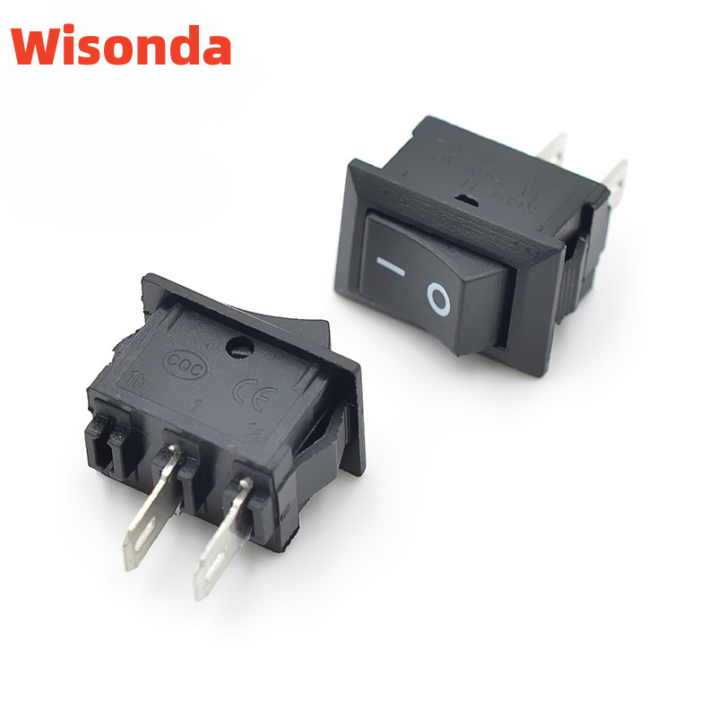 [5 Pcs] Rocker Switch 117S Rocker Switch 8.5 * 13.5MM 250VAC/3A Two ...