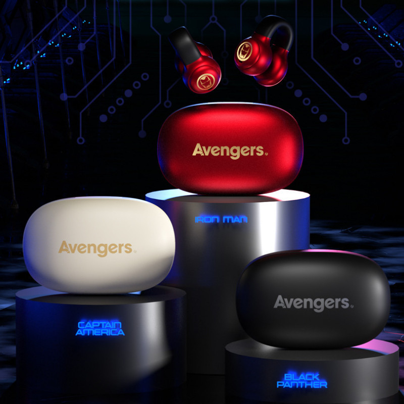 Marvel BTMV19 Avengers EarClip Earphones TWS Wireless Bluetooth
