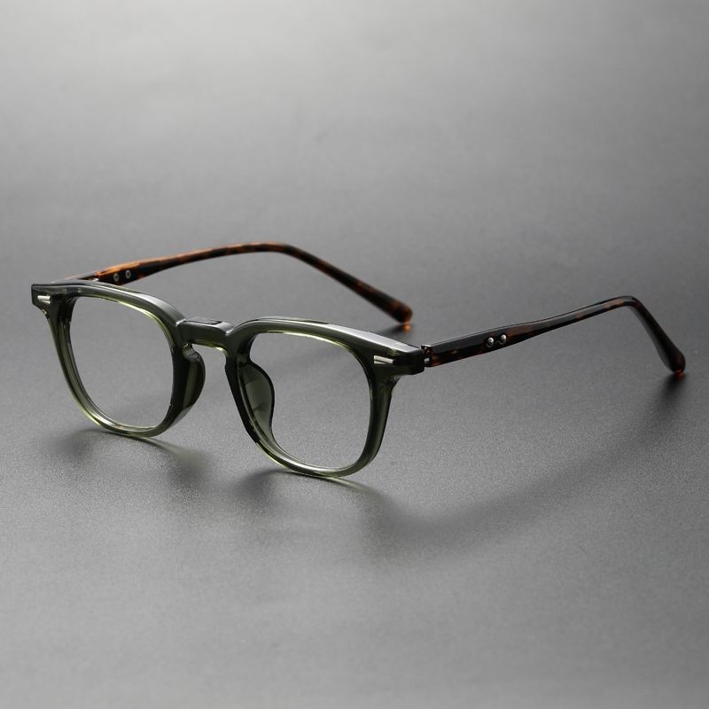 Small Square Spectacles Frame TR90 Retro Eyewear Men Women Korean-Style ...