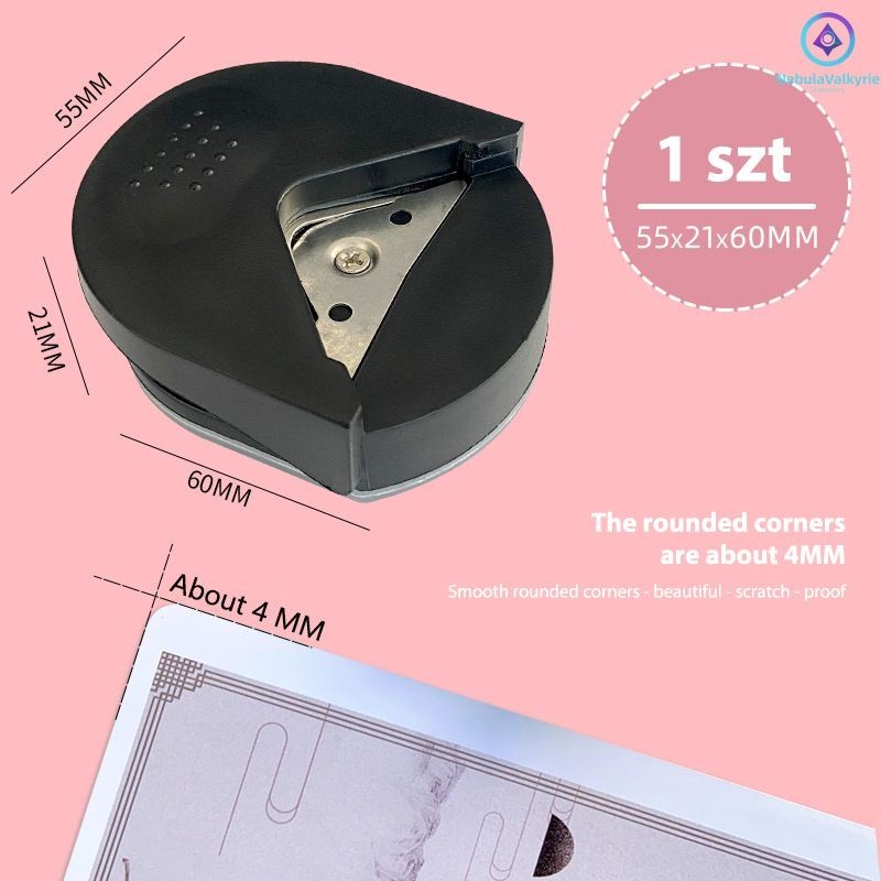 NVE R4 Corner Rounder for Photo Card Paper 4mm Corner Cutter Punch DIY ...