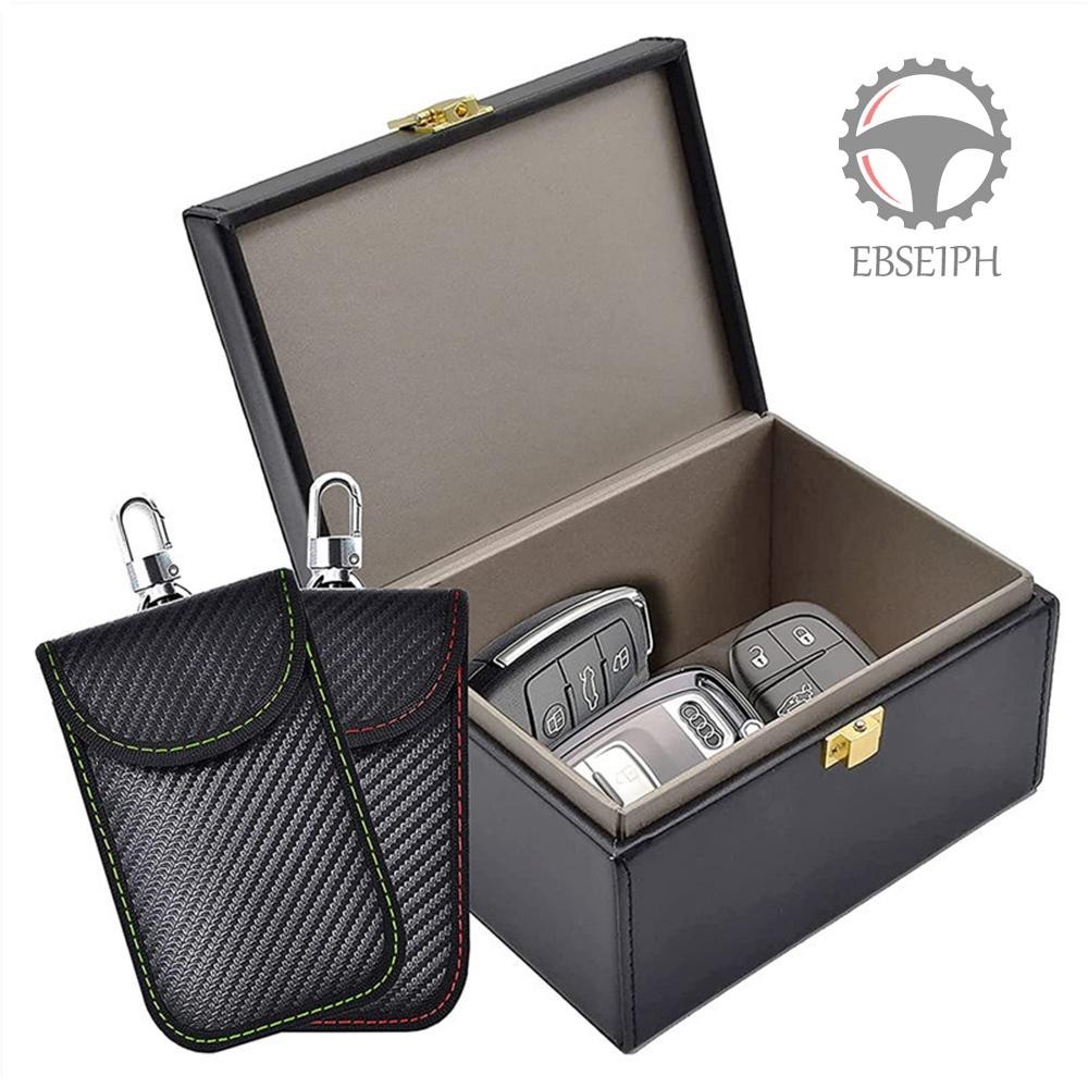 2 Faraday Pouch Faraday Box With Car Key Safe Key Keyless Car Safe Rfid