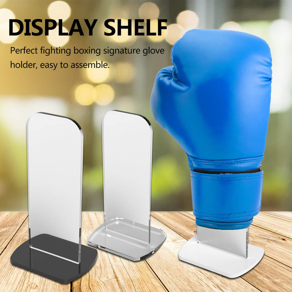 Transparent Acrylic Boxing Glove Display Stand Acrylic Vertical Glove ...