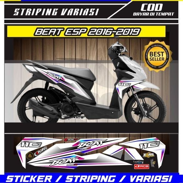 Simple ART STRIPING VARIATIONS FOR HONDA BEAT ESP LATEST COOL VARIANTS ...