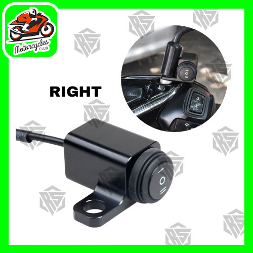 DOMINO MINI DRIVING LIGHT MIRROR MOUNT 3 WAY SWITCH WITH HAZARD ON/OFF