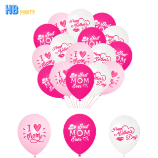 Mom Balloon Garland Large Mothers Day Party Backdrop Assorted