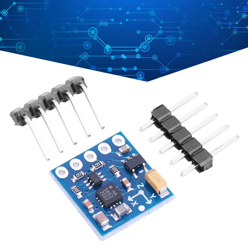 GY-271 3 Axis Magnetic Field Compass Magnetometer Sensor 3V-5V HMC5883L ...