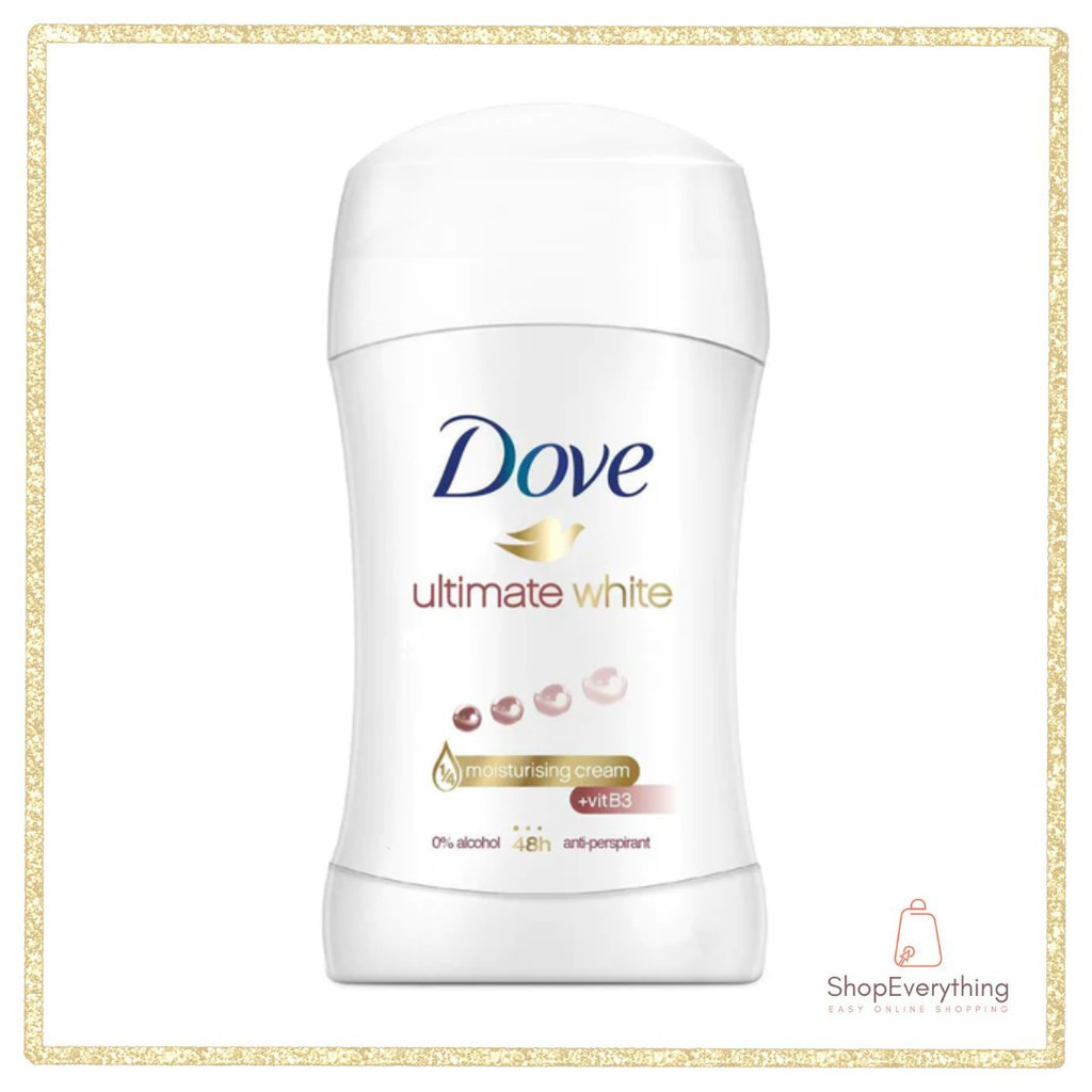 Dove Ultimate White Anti-Perspirant Deodorant Stick 40g | Shopee ...