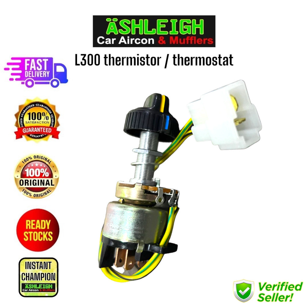 Mitsubishi L300 Thermostat / Thermistor with Knob AC Car Aircon Climate