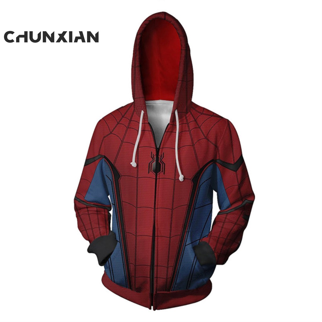 Spider-Man Into the Spider Verse Miles Morales Cosplay Costume Jacket ...