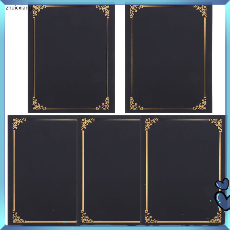 10 PCS Certificate Folder Book Cover Folders White Sign Paper Document ...