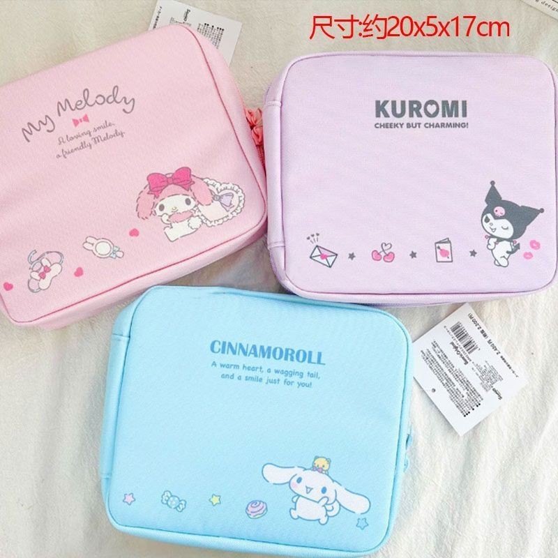 Japan sanrio sanrio Cinnamon Dog Kuromi Melody Storage Bag Square Stand ...