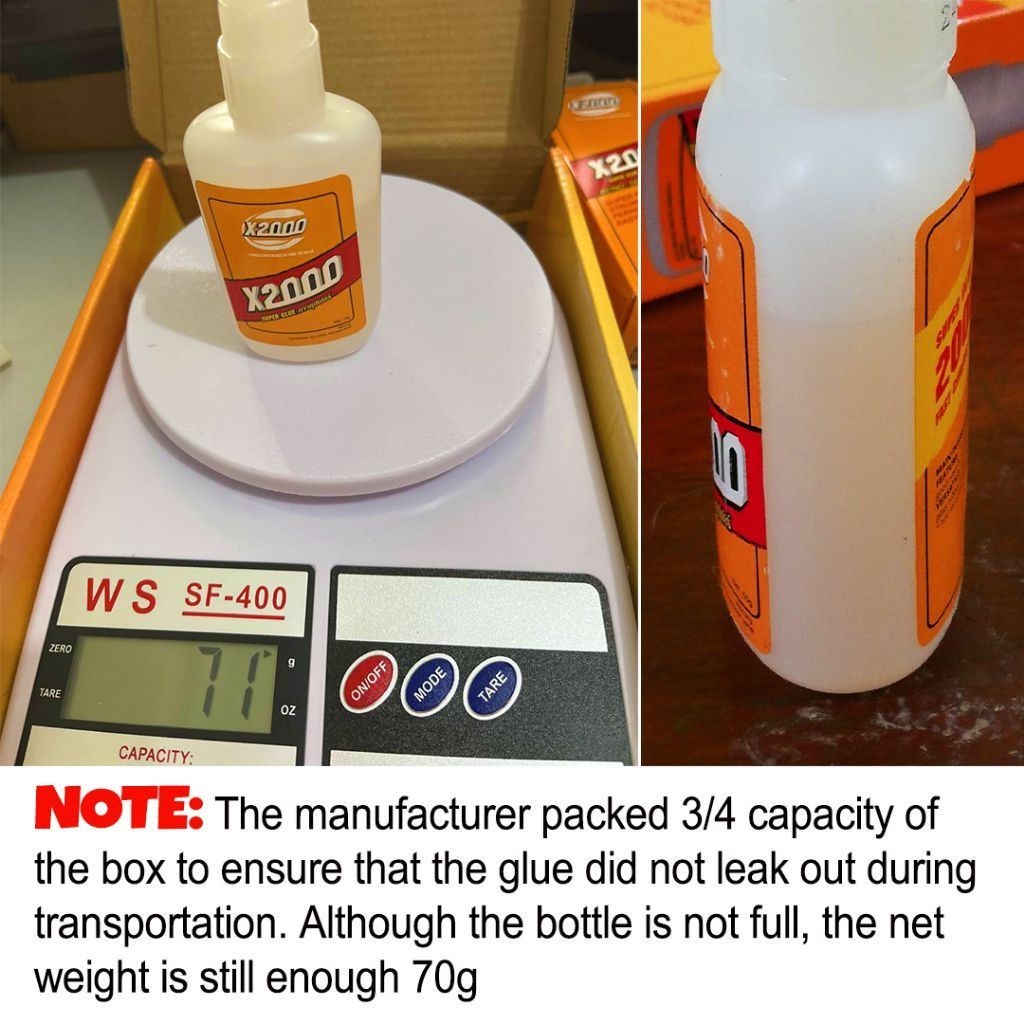 X2000 Multi purpose glue adhesive super strong liquid, use for all