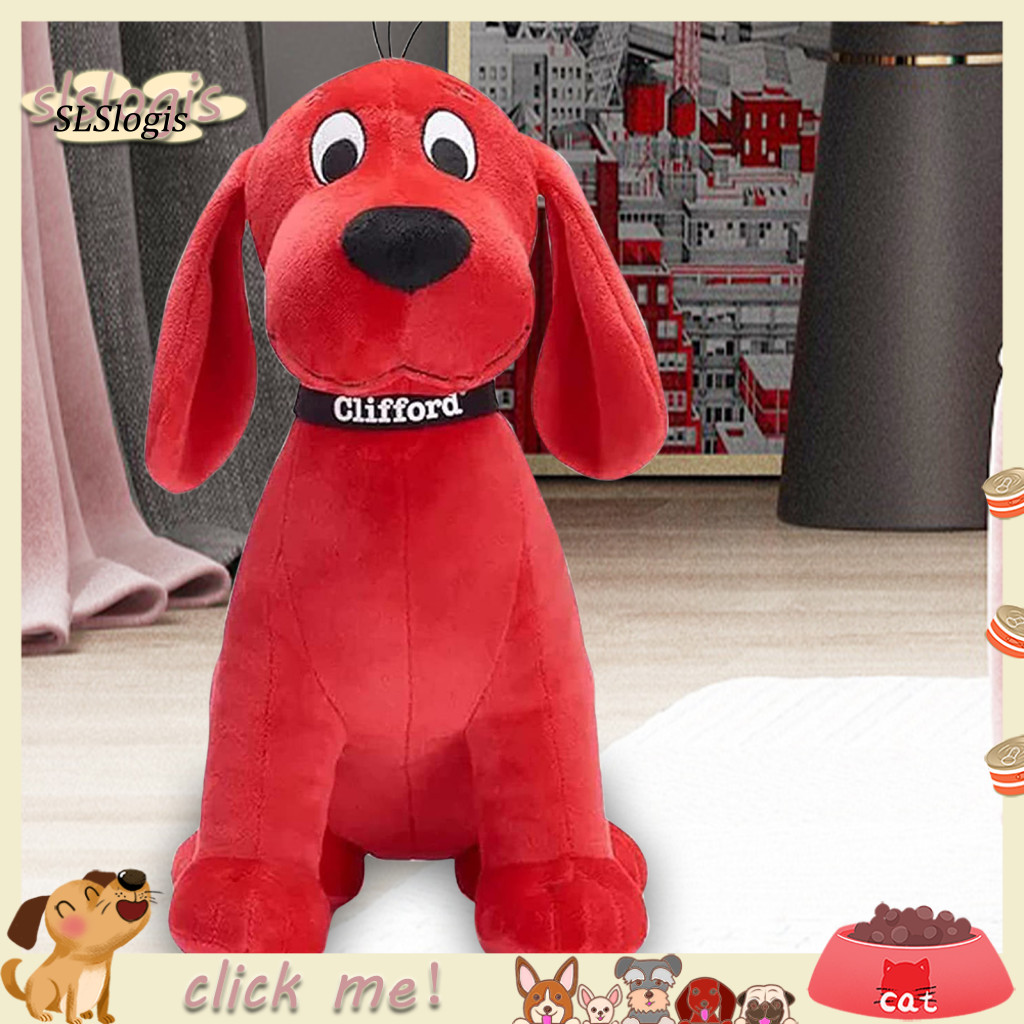 SGW_ Clifford Plush Toy Decorative Full of Vitality Stand-up Posture ...