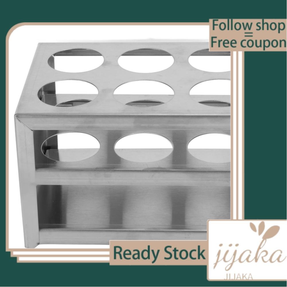 Jijaka Test Tube Holder 304 Stainless Steel 6 Hole 3 Layer Laboratory ...