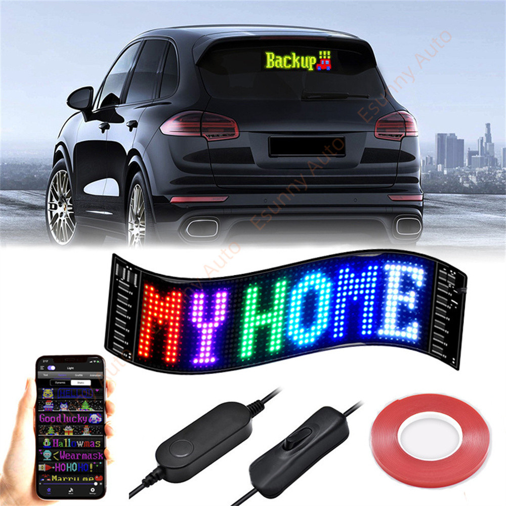LED Matrix Pixel Panel Bluetooth APP USB 5V Flexible Addressable RGB ...