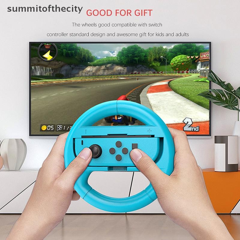 summitofthecity 2Pcs Racing Games Left Right Steering Wheel Handle ...