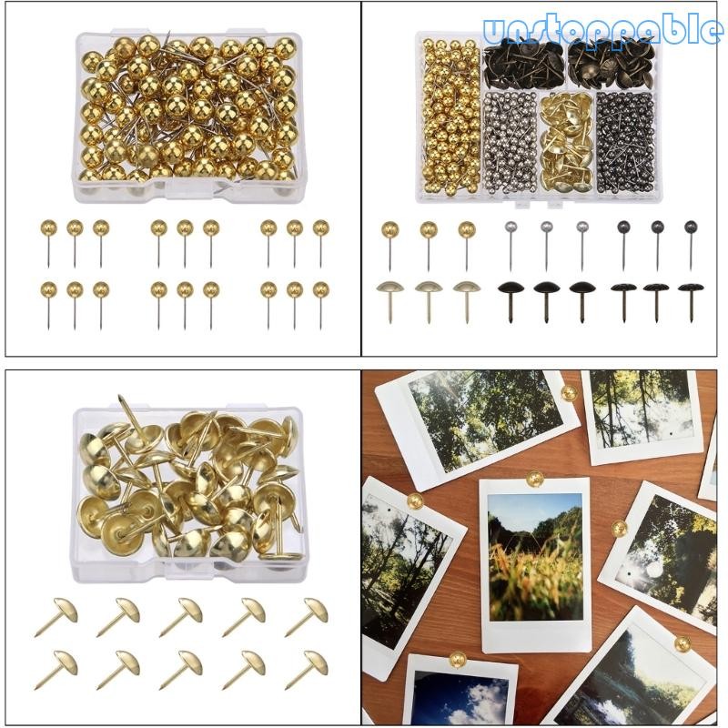 un* Round Head Tacks Push Pins Map Tacks Poster Pins Map Pins School ...