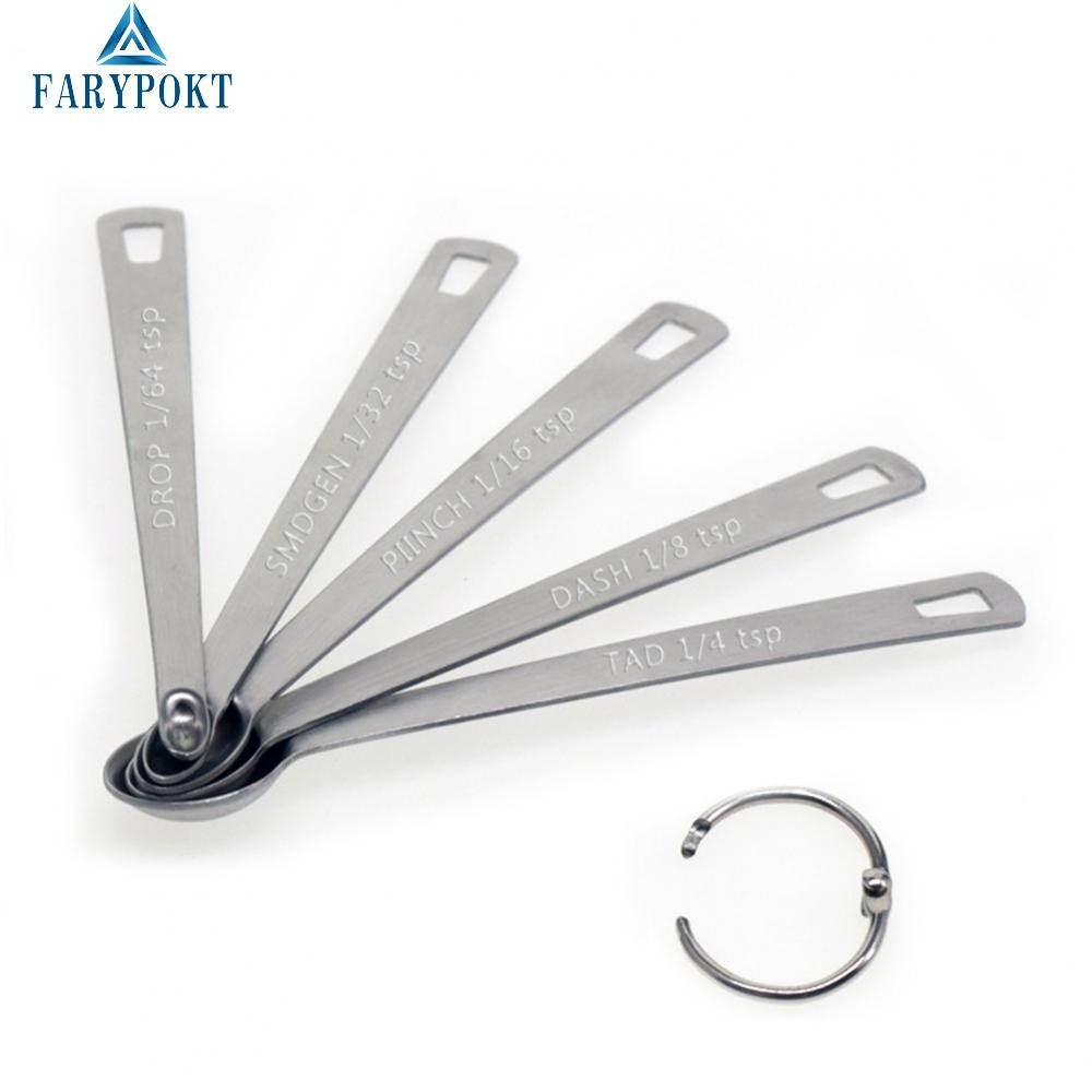 5pcs Kitchen Tools Mini Measuring Spoon Set Seasoning Spoon Stainless ...