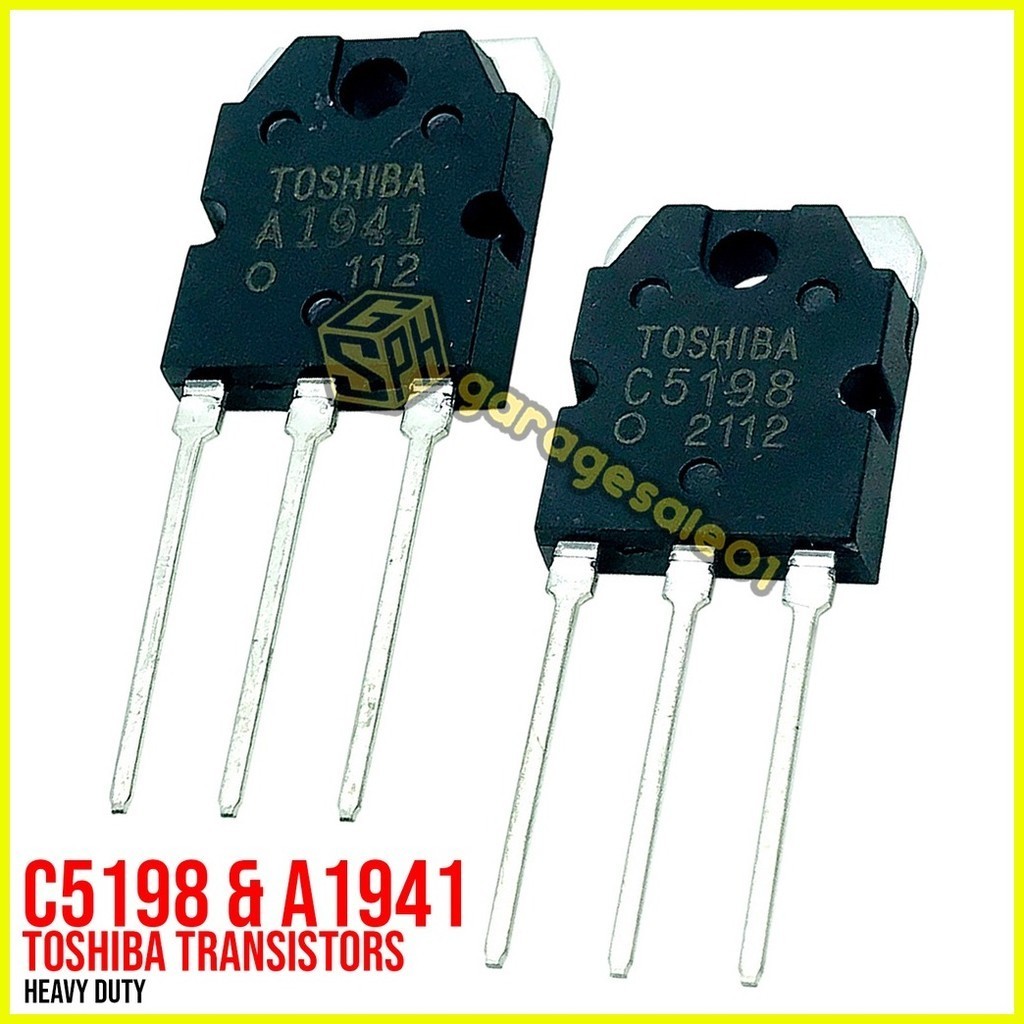 C5198 & A1941 Transistors 35 pesos each or per piece (TOSHIBA) | Shopee