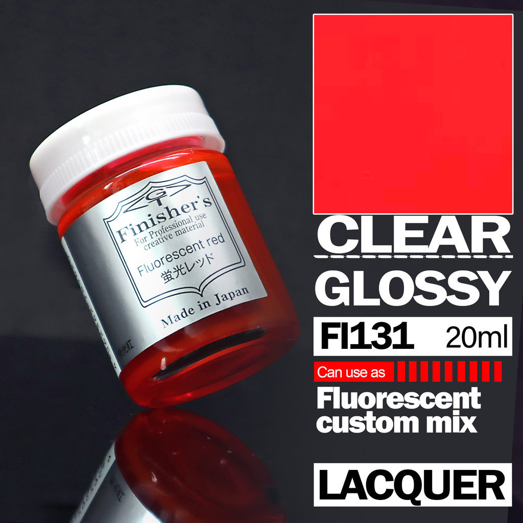 Finisher's FI131 Fluorescent Red (clear) Lacquer 20ml | Shopee Philippines