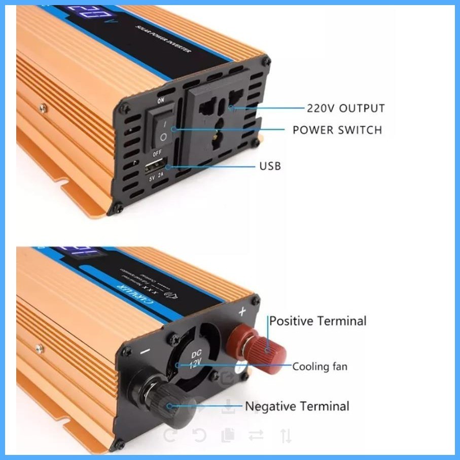 ☢ ♒ Original Power Inverter 12v to 220v 7000 watts 20000 watts Car