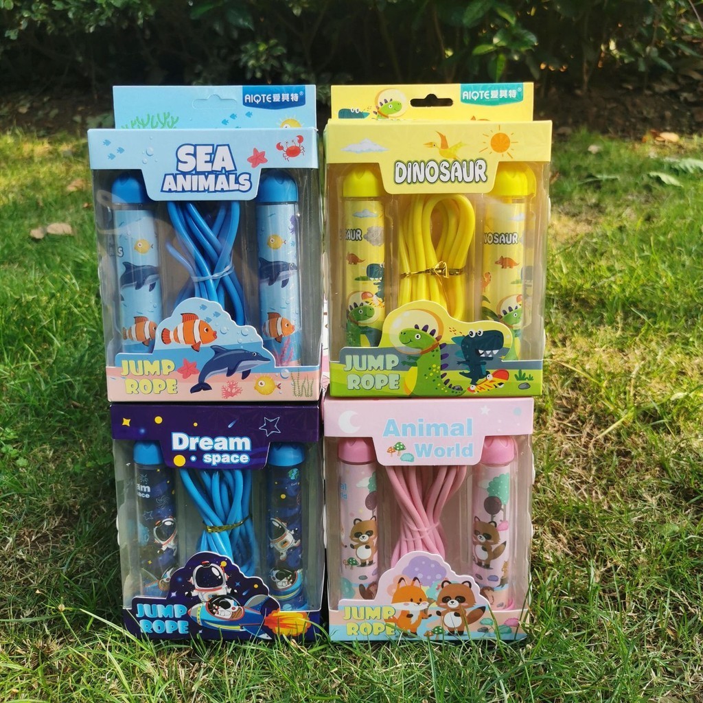 Skipping Rope Plastic Children Student Skipping Rope Non-slip Handle ...