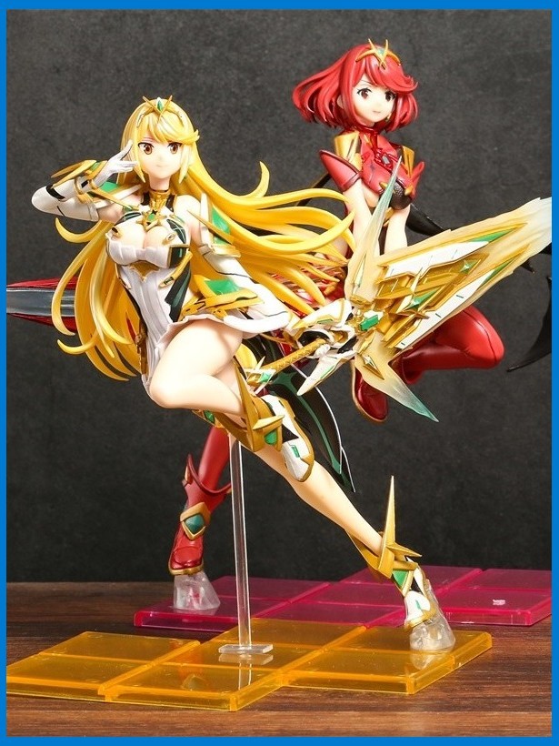 Xenoblade Chronicles 2 Hikari Mythra / Pyra Homura 1/7 Scale Figure ...