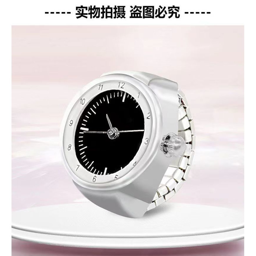 Ring Watch Ring Watch Ring Watch You Can See Time Ring Watch Round ...