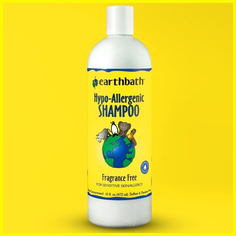 Earthbath HypoAllergenic Shampoo Fragrance Free for Dogs & Cats w/ Sensitive Skin or Allergi