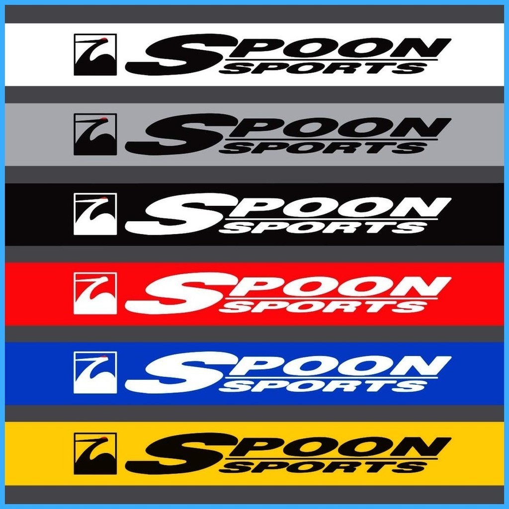 Spoon Sports Car Windshield Banner Sticker Decal | Shopee Philippines