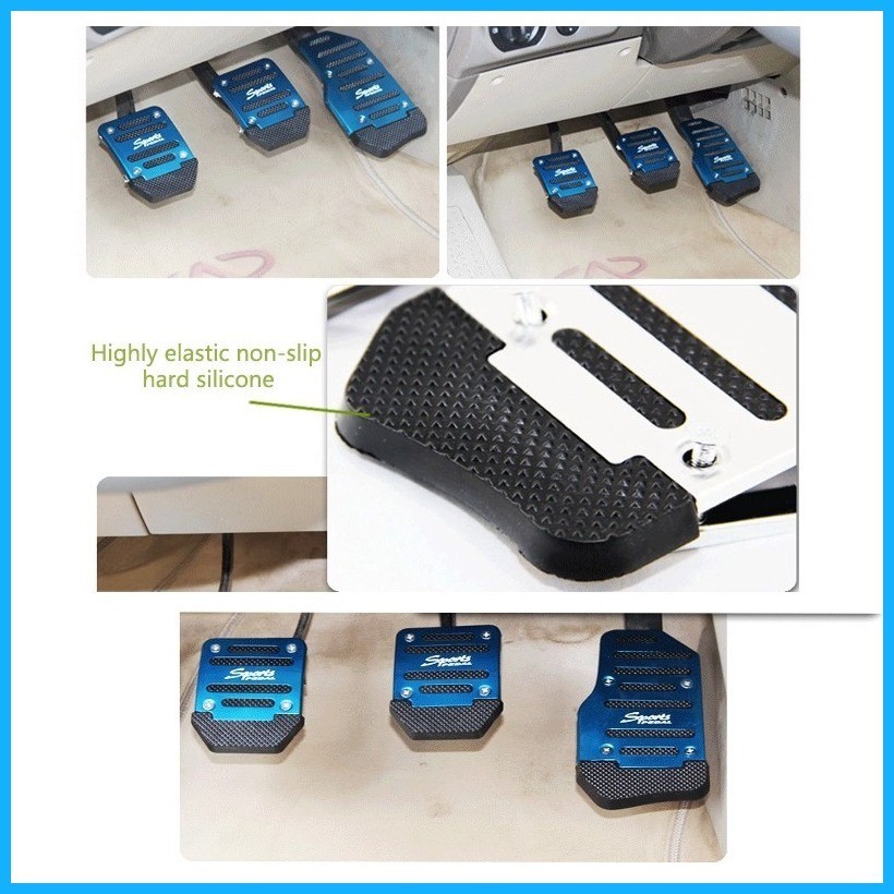 ⊙ ☜ Car Pedal Pad Manual Automatic AntiSlip Brake and Gas Accelerator