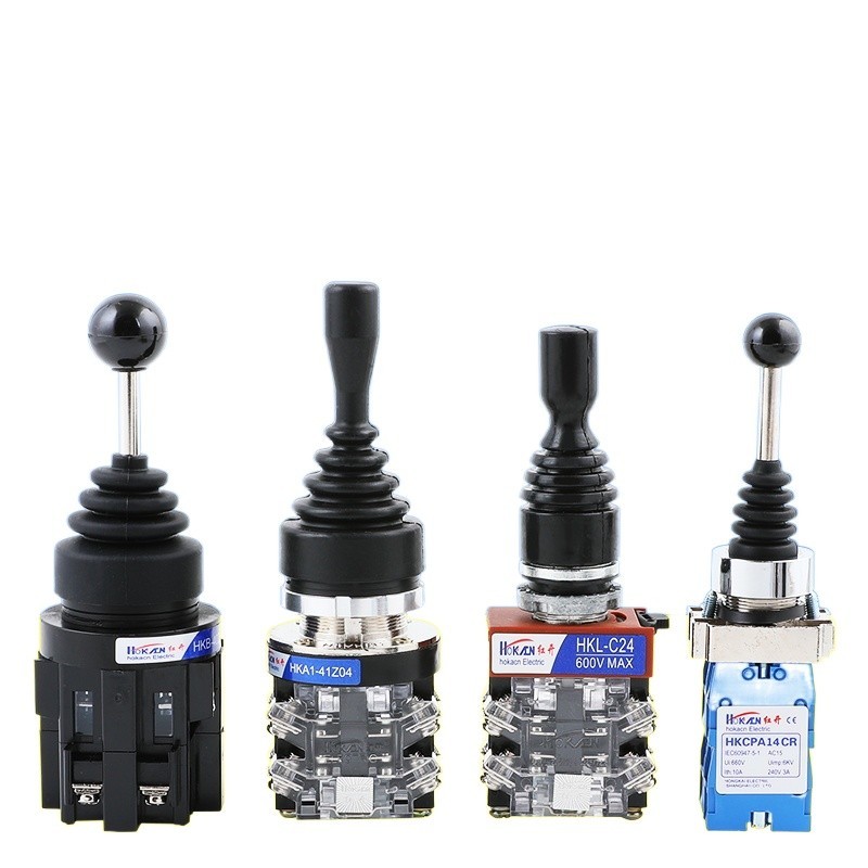 Red open cross switch rocker switch four-way joystick self-resetting ...