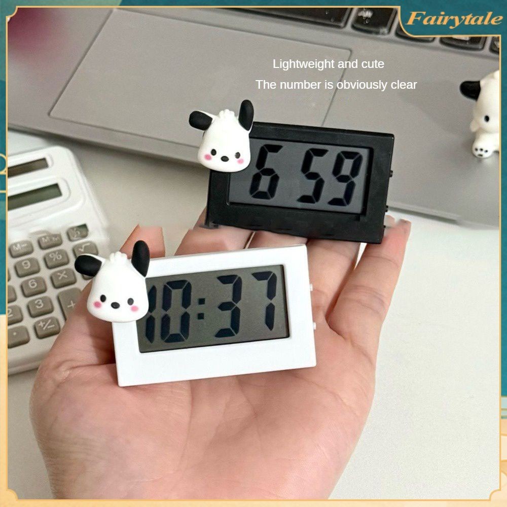 Sanrio Pochacco Mini Desktop Clock Portable Cute Small Desktop Clock ...