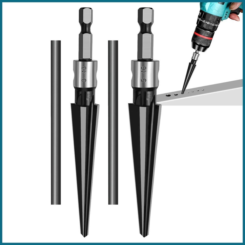 Steel Reamer Bit 2pcs Reamer Drill Bit For Metal Manual Tire Reamer