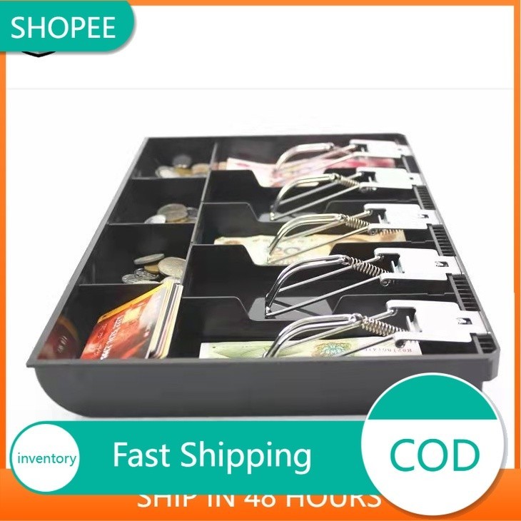 【IN STOCK】4 and 5 Grids Money Cash Coin Register Insert Tray Cashier ...