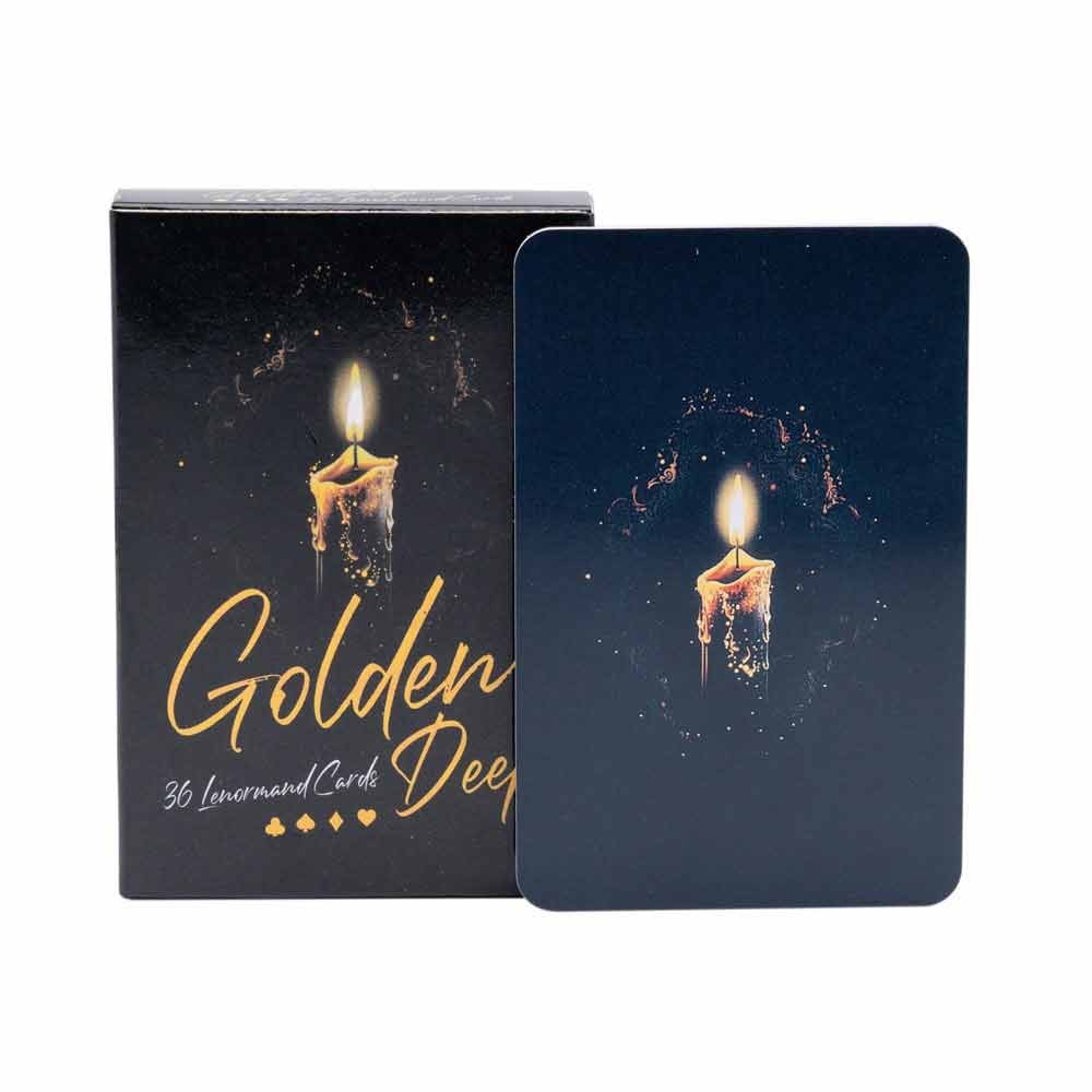 Tarot Cards Fortune Golden Deep Lenormand Tarot Divination Tarot ...