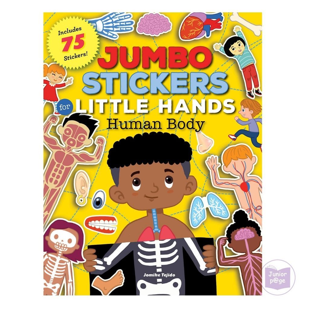 Jumbo Stickers for Little Hands: Human Body: Includes 75 Stickers ...