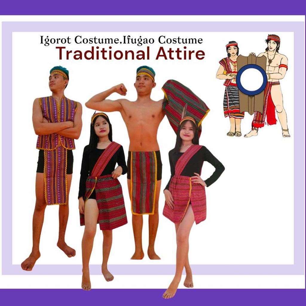 Aas Lfnine Tradional Costume Igorot Ifugao Costumes for Kids and Adult ...