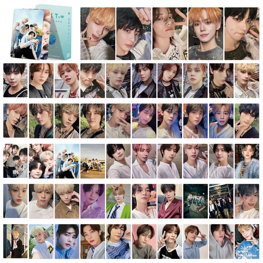 50-119pcs TX-T Holographic Laser Photocards FREEFALL Beomgyu Soobin ...