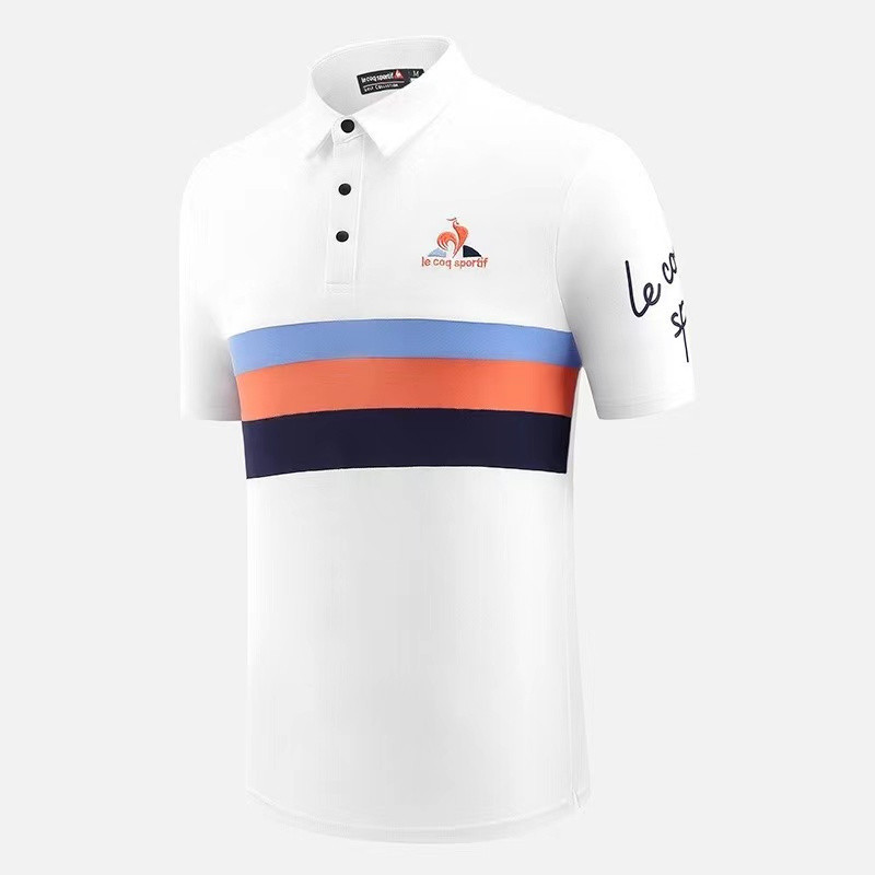 Le Coq Sportif men s golf sports summer short sleeved T shirt breathable polo shirt LCS Shopee Philippines