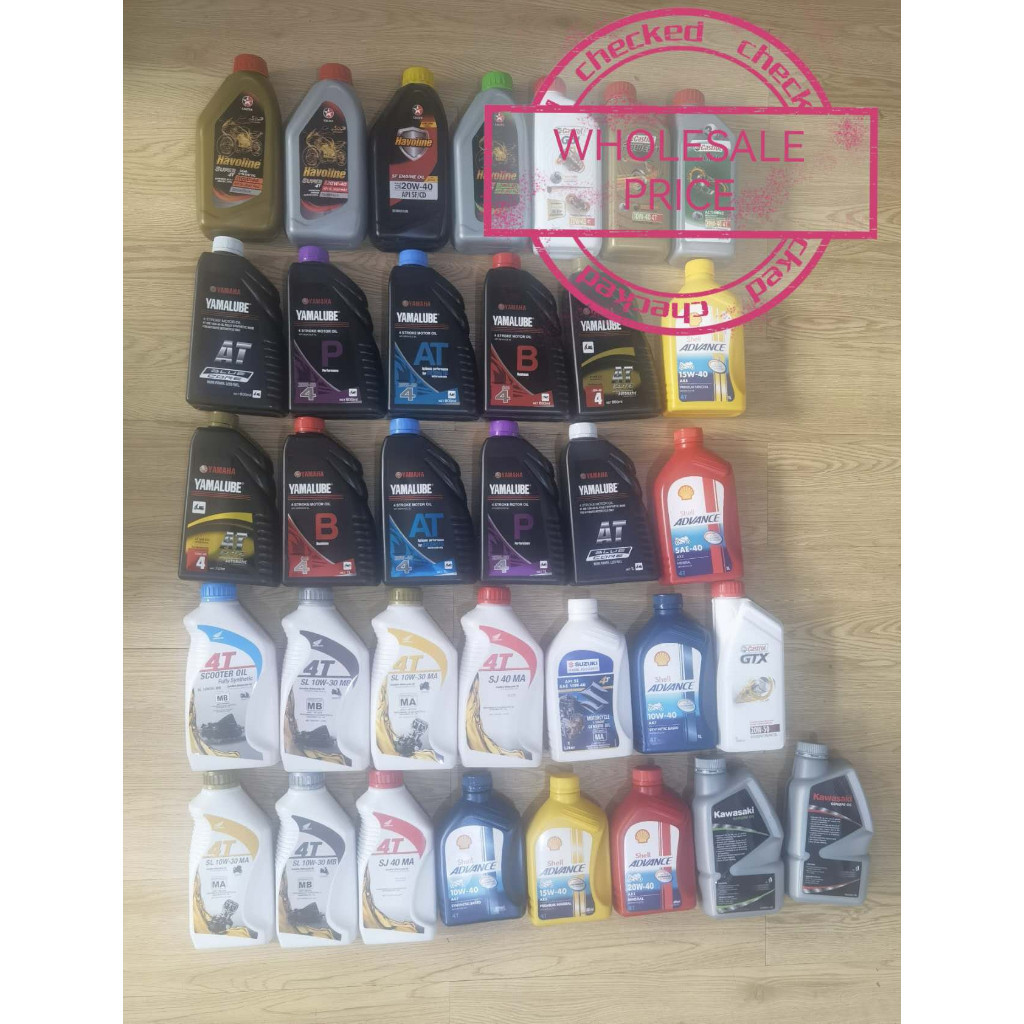 Wholesale ALL OIL 4T 1LITER 800ML FULLY SYNTHETIC BASE GENUINE OIL FOR ...