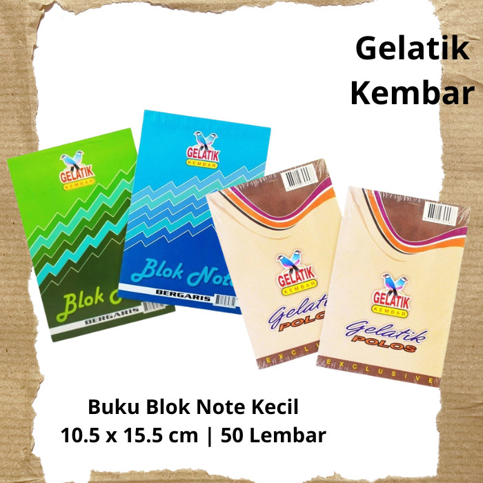 Small Gelatik Note Book / Note Block 50 Sheets | Shopee Philippines
